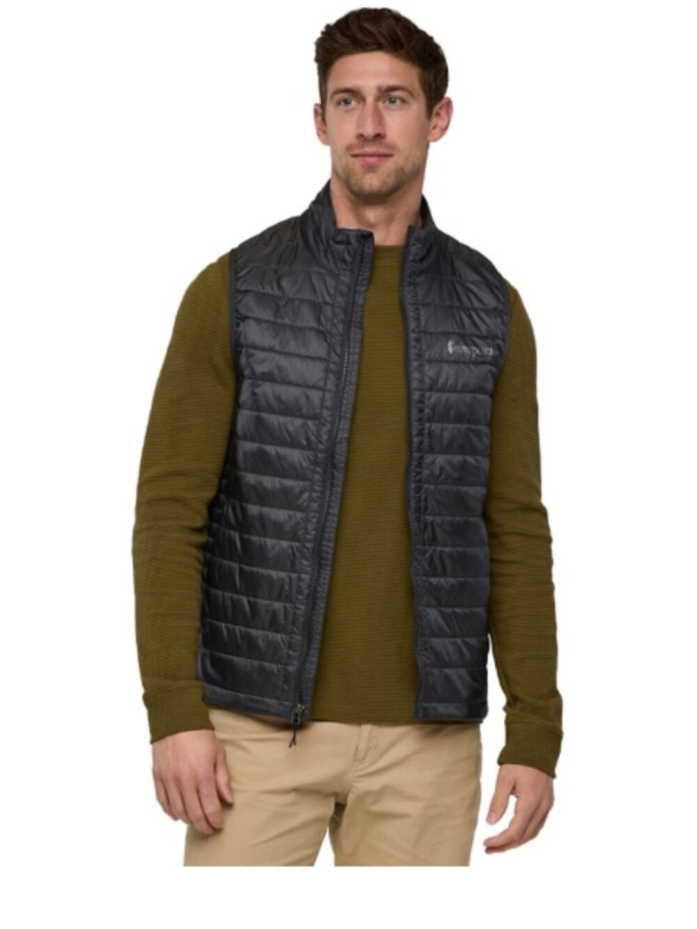 Cotopaxi Men's Large Capa Insulated Vest Charcoal Grey Black NWT Puff Slim Fit